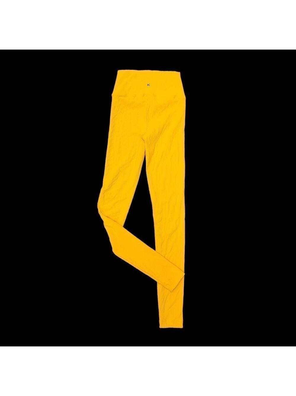 Koral Exceed Rib High Rise Legging - Mango - Picture 8 of 12